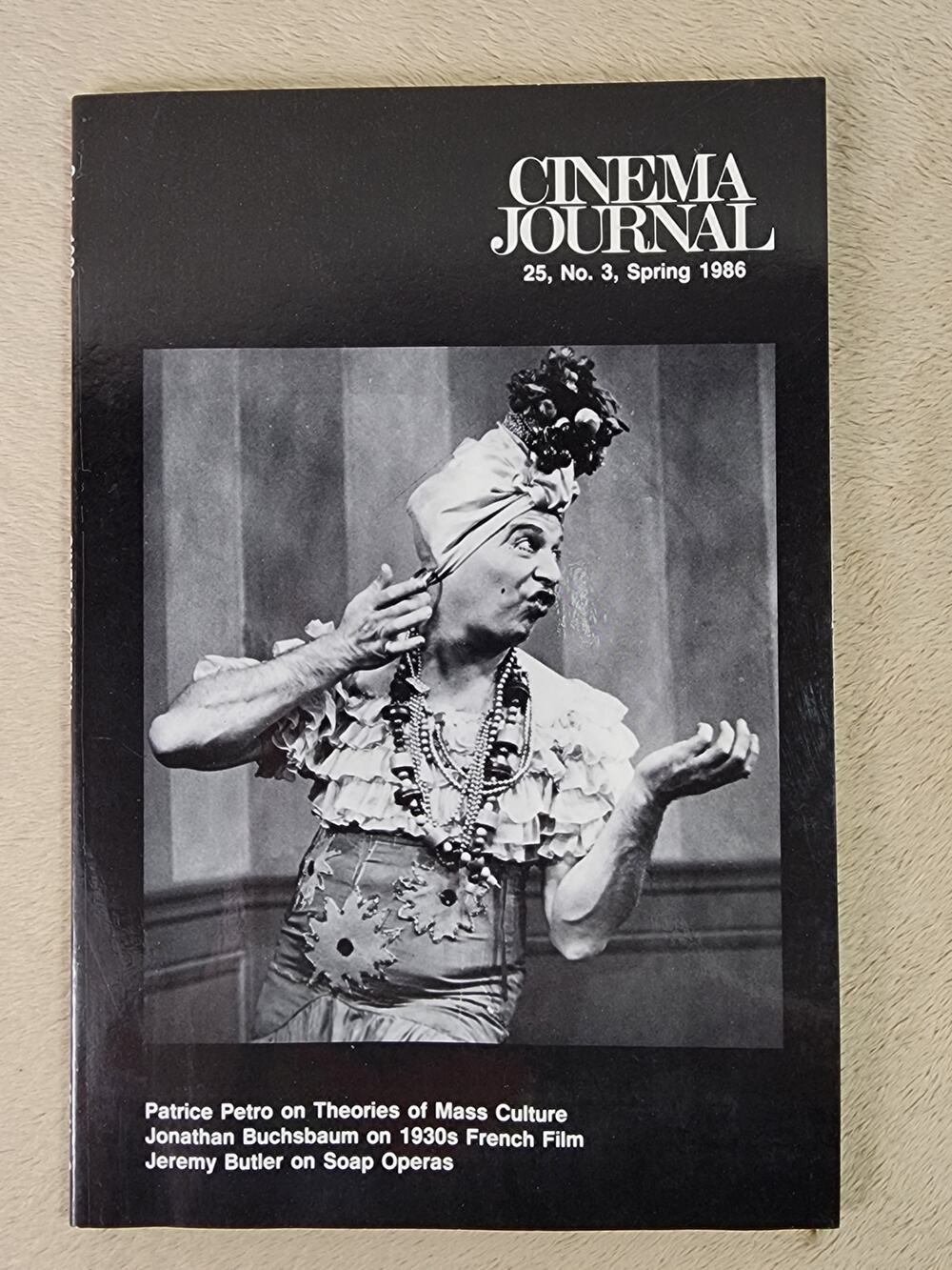 Milton Berle Uncle Miltie Cinema Journal 25 Spring 1986 Magazine Made in USA